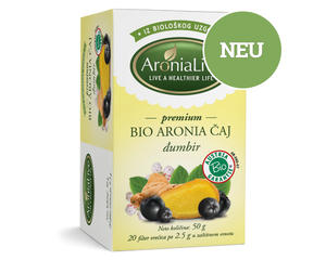 100% biologischer Aronia Tee mit Bio Ingwer