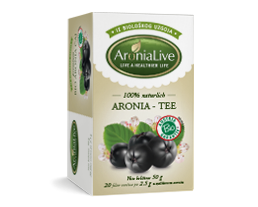 100% biologischer Aronia Tee 